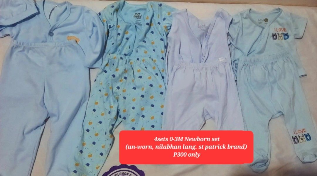 Baby Clothes (Category: Babies & Kids Fashion) located in Manila. Submitted by 2themax.918 (Listing ID 1467246516, Image 3). Description: 1k take all‼️ All branded, un-worn nilabhan lang💯 Unli videocall para sure ka😉 Loc Malabon JNT/Lalamove or Pick up.