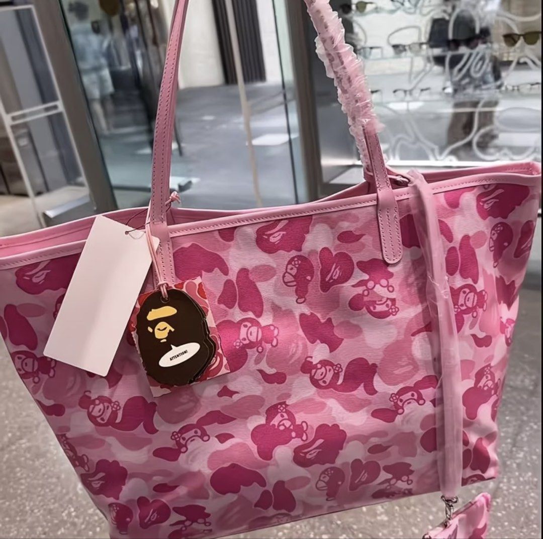Baby Milo Bape Tote Bag (Category: Tote Bags) located in Manila. Submitted by gigi9k (Listing ID 1468880620, Image 1). Description: Brand New Baby Milo Tote Bag 👜✨ PRE-ORDER | UA QUALITY Rep Limited slots available. 🤍 DM to reserve yours!.
