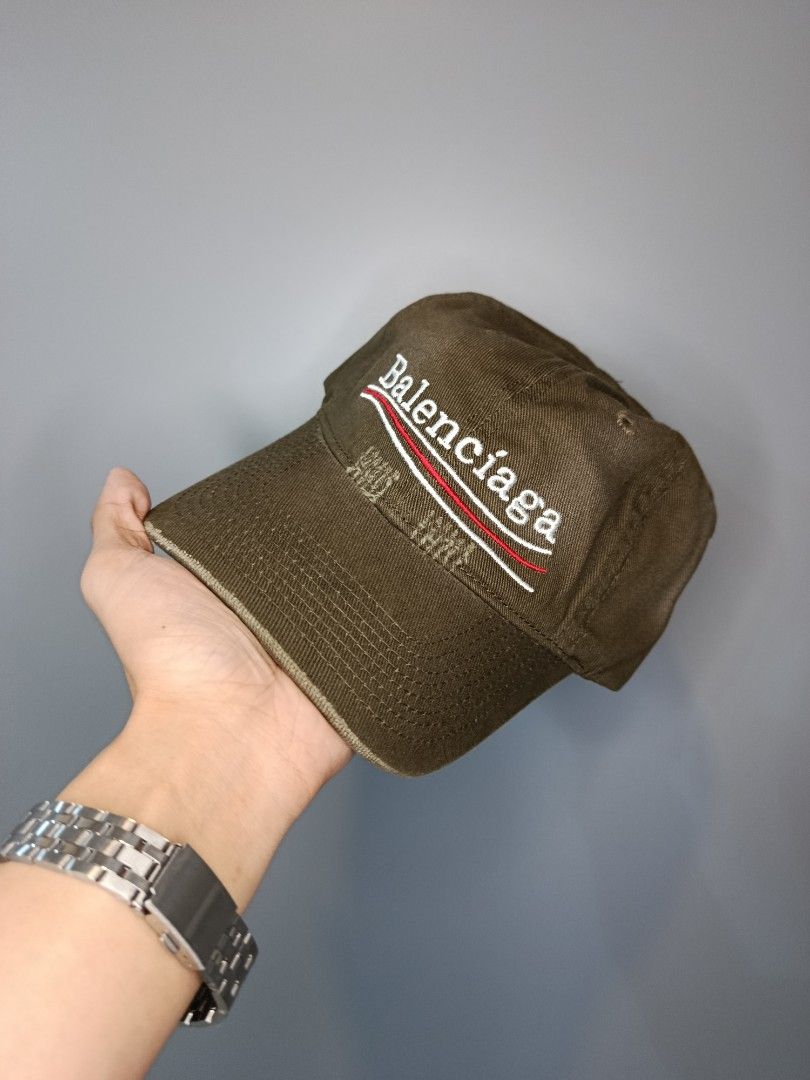 Balenciaga (Category: Activewear) located in Marikina City. Submitted by charles_059 (Listing ID 1468757063, Image 3). Description: Balenciaga Cap Balenciaga Political Campaign Cap Mine 400 |599 Free Shipping Instagram | @ cv archive Facebook | @ cv archive 📍 Marikina Can do Lalamove, J&T, or pickup also Meet up. DM to order. 📥.