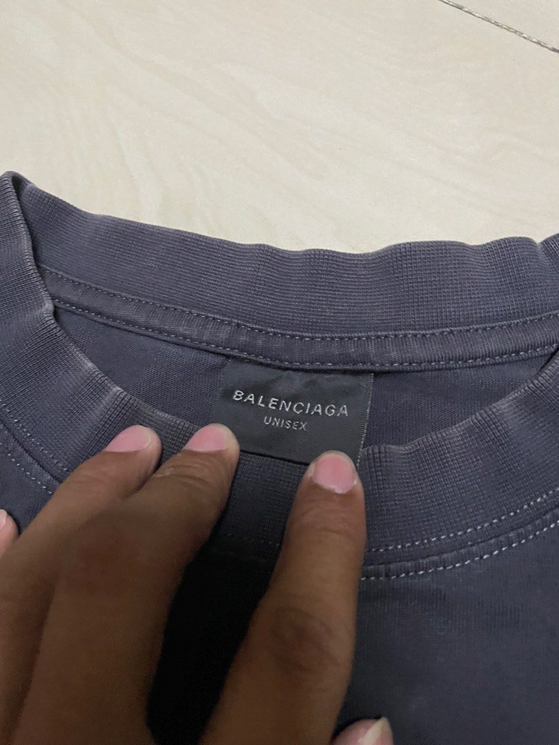 BALENCIAGA (Category: Tshirts & Polo Shirts ) located in Batangas. Submitted by thriftniorloks (Listing ID 1468797594, Image 3). Description: Dimensions Width: 23 Length: 28.