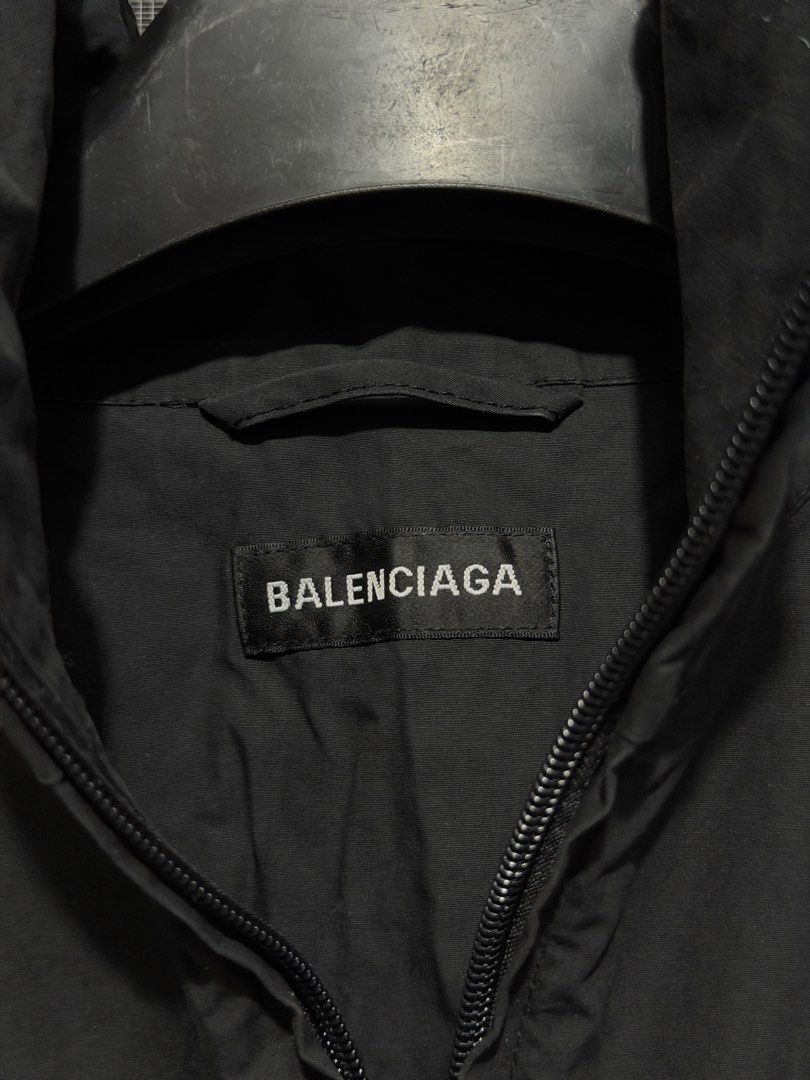 Balenciaga Stripe Zip-Up Jacket (Category: Coats, Jackets and Outerwear) located in Calumpit. Submitted by Essentiality (Listing ID 1468864659, Image 3). Description: Balenciaga Stripe Zip-Up Jacket 29x28.5 42 on tag.