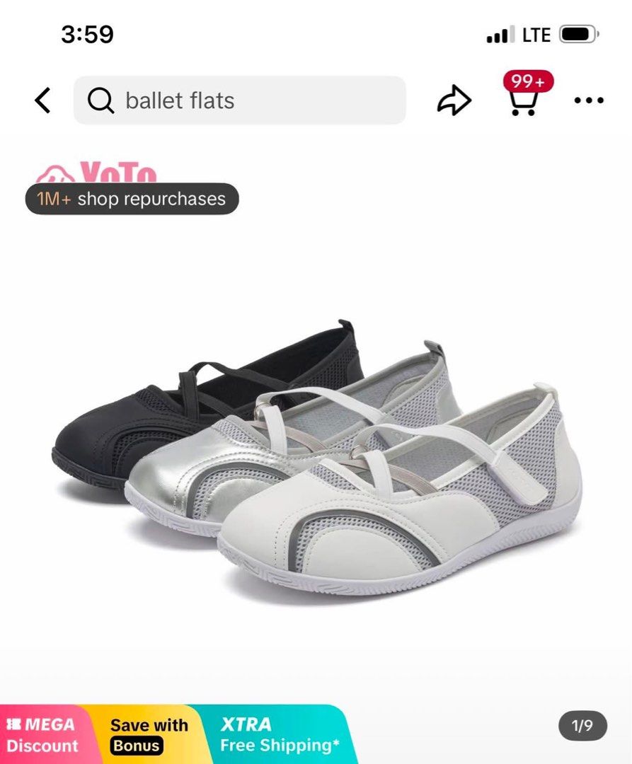 Ballet Sneaker Flats (Category: Flats & Sandals) located in Caloocan City. Submitted by emiijean (Listing ID 1468888988, Image 1). Description: Black Ballet Flats - brand is y0to but it’s the same quality and itsura ng sa c0rolla - Twilight black color - Size 40 womens (fits size 39) - Like new 2-3 times lang nagamit for school 📍 Novaliches, QC.