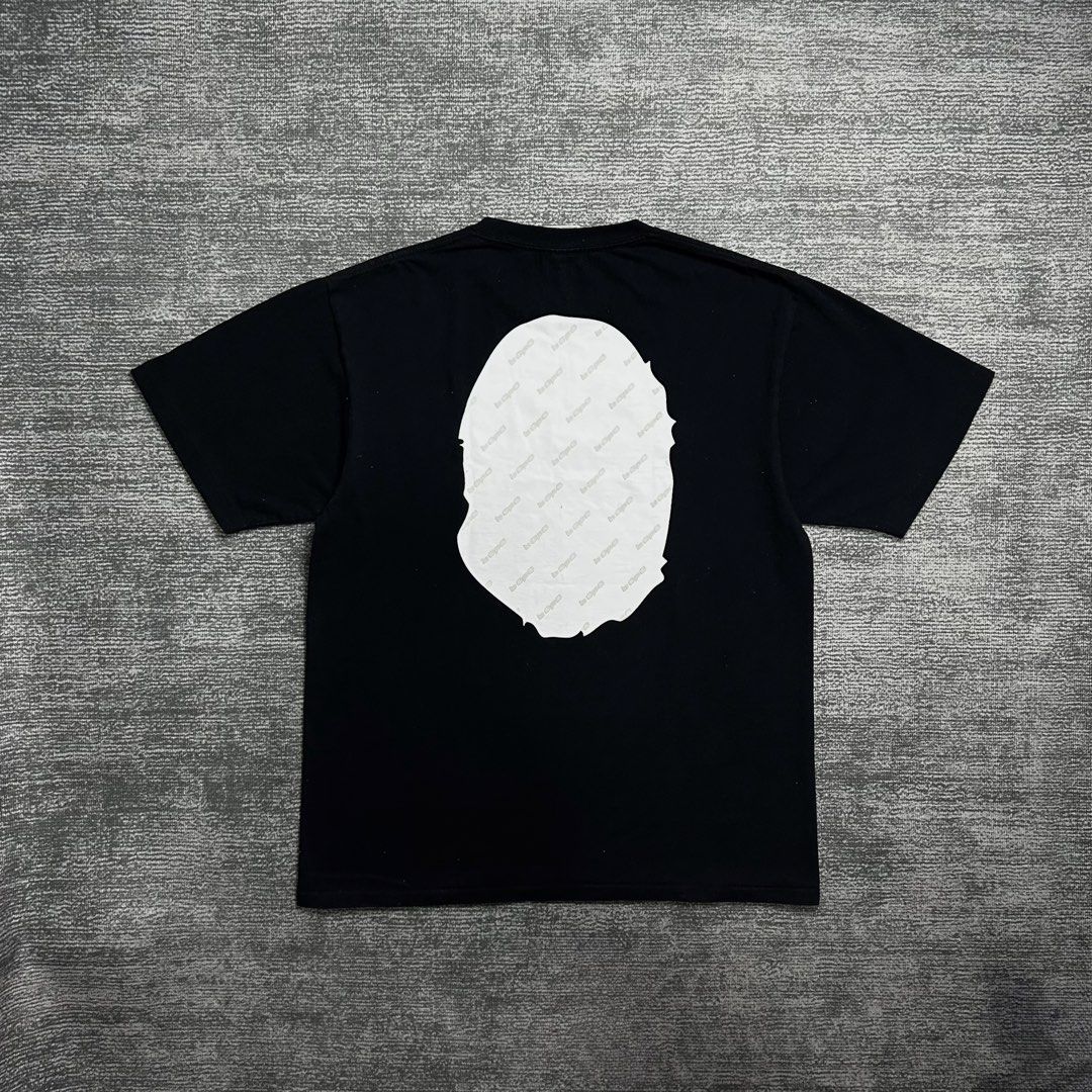 Bape Hexagaram Mirror Big Head Tee (Category: Coats, Jackets and Outerwear) located in Angeles City. Submitted by doykthrift (Listing ID 1468857589, Image 2). Description: Bape Hexagaram Mirror Big Head Tee Size: XL Measurement: W22” × L29” Issue (s): Dot on the print Condition: 9.5/10.