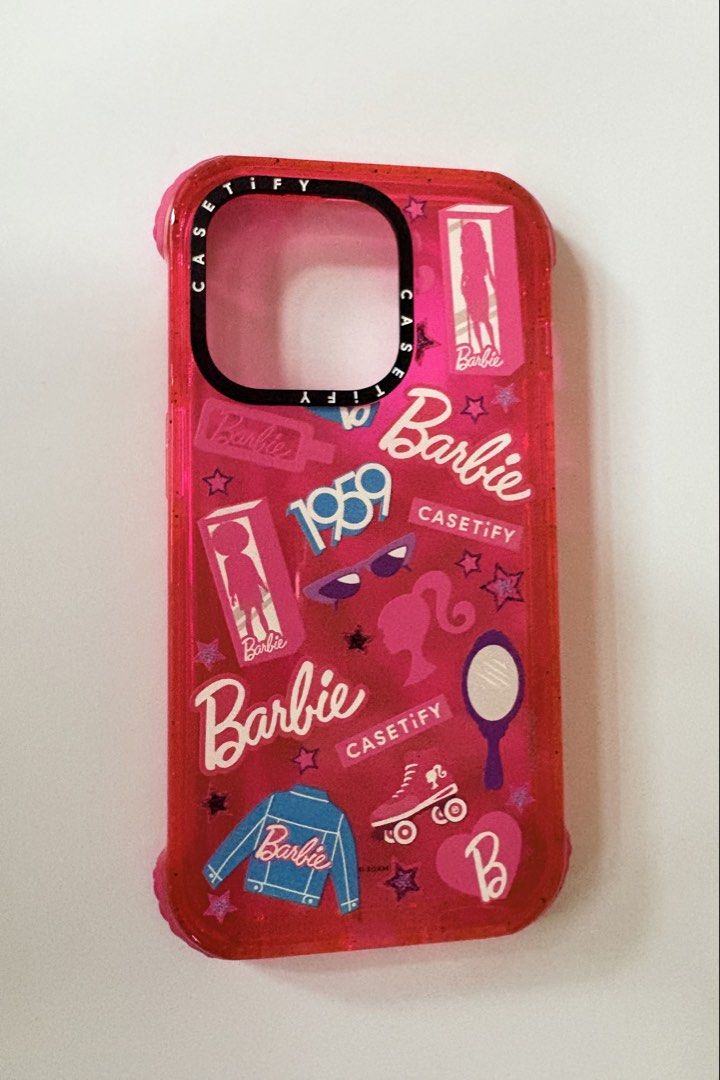 Barbie x Casetify (Category: Cases & Sleeves) located in Manila. Submitted by sussy.stash (Listing ID 1468788842, Image 2). Description: Brand: Casetify Color: Pink Item: Iphone 14 pro Price: 1,960 Mode of payment 💙 Gcash Mode of Delivery 📦 J&T Express .
