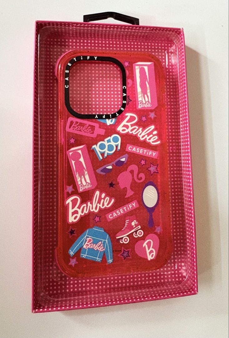 Barbie x Casetify (Category: Cases & Sleeves) located in Manila. Submitted by sussy.stash (Listing ID 1468788842, Image 3). Description: Brand: Casetify Color: Pink Item: Iphone 14 pro Price: 1,960 Mode of payment 💙 Gcash Mode of Delivery 📦 J&T Express .