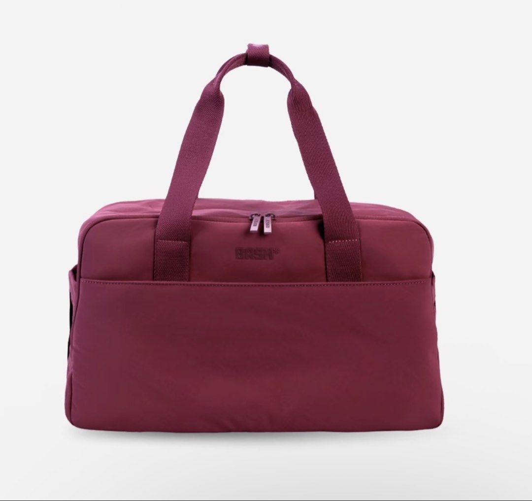 BASH* Maroon Mono Duffle Bag with Pouch in JET SET (Category: Shoulder Bags) located in Dasmarinas. Submitted by shop.jemmy (Listing ID 1468814060, Image 1). Description: Guys, please buy this from me, I checked out 2 bags. Hahahaha! - Brand: BASH* - Color: Maroon - Condition: Brand new with tags attached - Inclusions: Matching smaller pouch -Original Price: 3500 -Selling Price: 2800 na lang!!!.