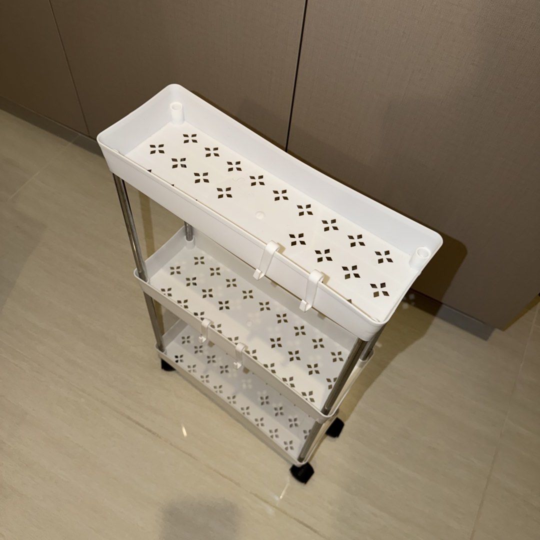Bathroom Organizer Rack (Category: Shelves, Cabinets & Racks) located in Pasig City. Submitted by kingclutter (Listing ID 1468766473, Image 2). Description: Dimensions in the pics..