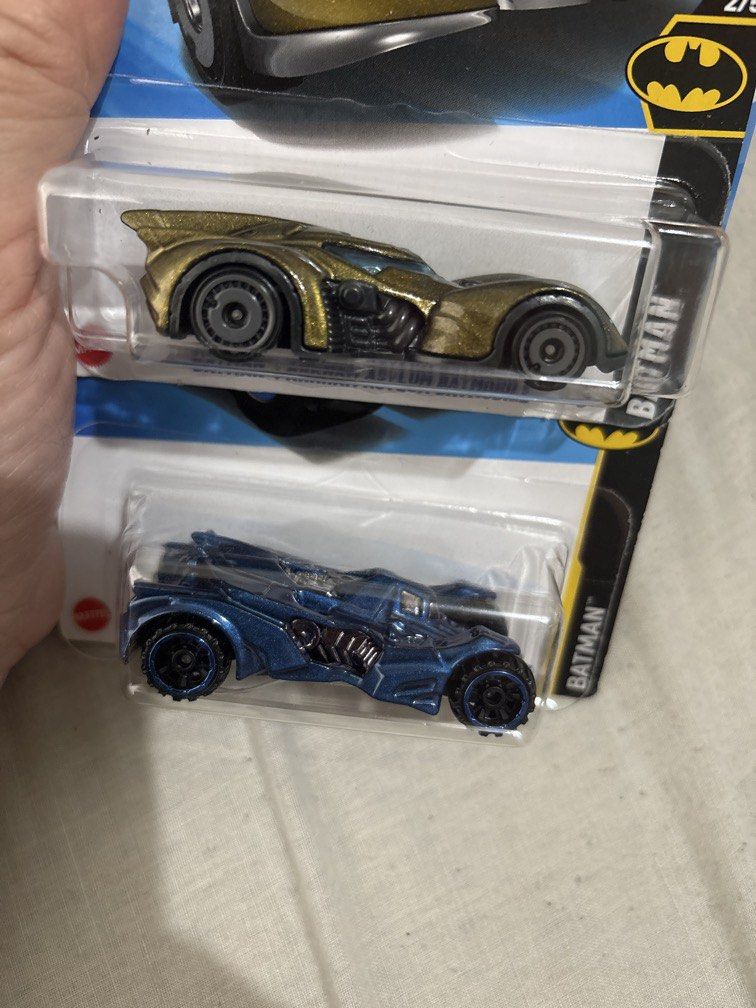 Batman arkham mobile gold and blue set hotwheels (Category: Action & Battle Toys) located in Manila. Submitted by vintageaccessories (Listing ID 1468724656, Image 1). Description: .