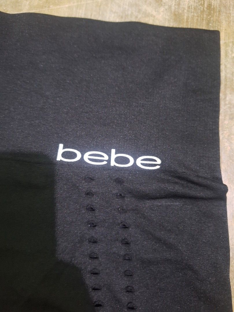 Bebe Shorts High-Rise active wear (Category: Activewear) located in Palayan City. Submitted by erae_lf (Listing ID 1468726967, Image 3). Description: Brand New Condition No Issue 10/10 overall Size M Waist: 30-34" Length: 11.5" Dm Location: Palayan City Nueva Ecija.