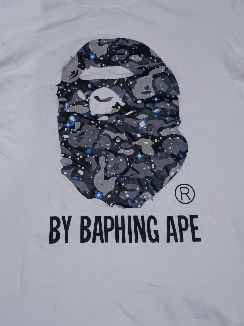 Bell and bathing ape baby tee (Category: Shirts) located in Davao. Submitted by jeff_thrifts (Listing ID 1468874546, Image 2). Description: dimes: 14x21 no issue excellent condition.