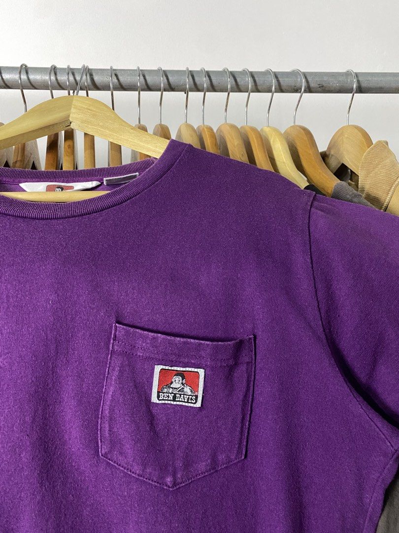 ben davis pocket tee Purple shirt (Category: Formal Shirts) located in Dasmarinas. Submitted by ridgeridethrift (Listing ID 1468748657, Image 2). Description: Width - 27 Length - 21.5 Color rate : 9/10, minor fade.