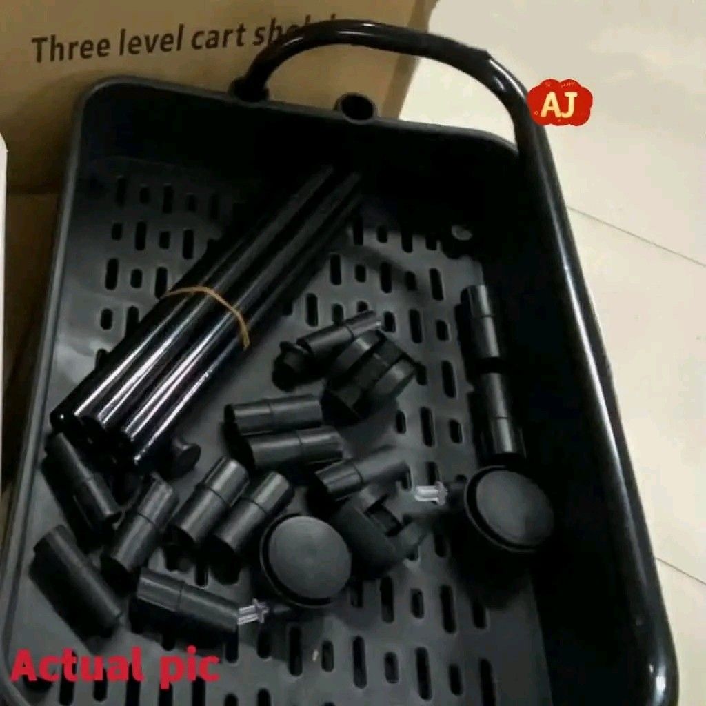 Big size 3layer Trolley Cart Organizer (Category: Storage Boxes & Baskets) located in Manila. Submitted by marvieobordo (Listing ID 1468868870, Image 2). Description: Big size 3layer Trolley Cart Organizer.