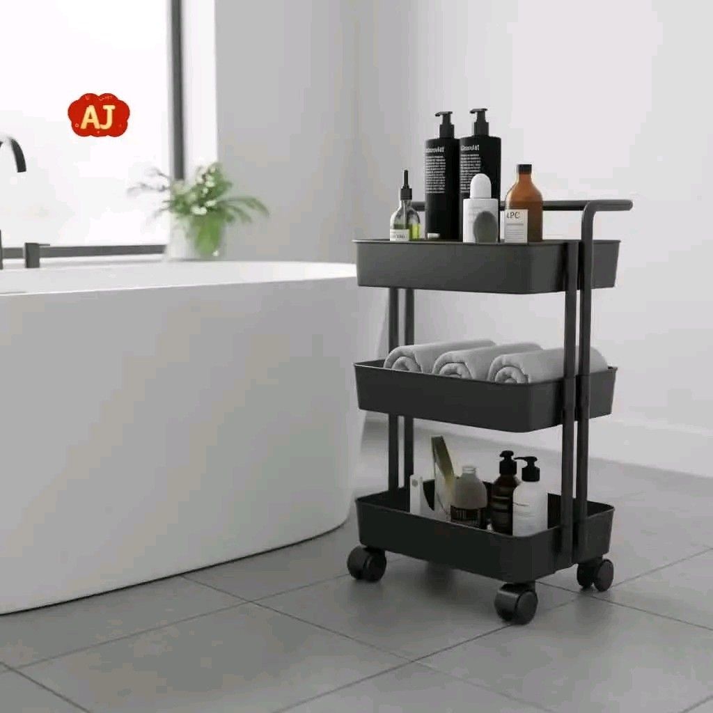Big size 3layer Trolley Cart Organizer (Category: Storage Boxes & Baskets) located in Manila. Submitted by marvieobordo (Listing ID 1468868870, Image 3). Description: Big size 3layer Trolley Cart Organizer.