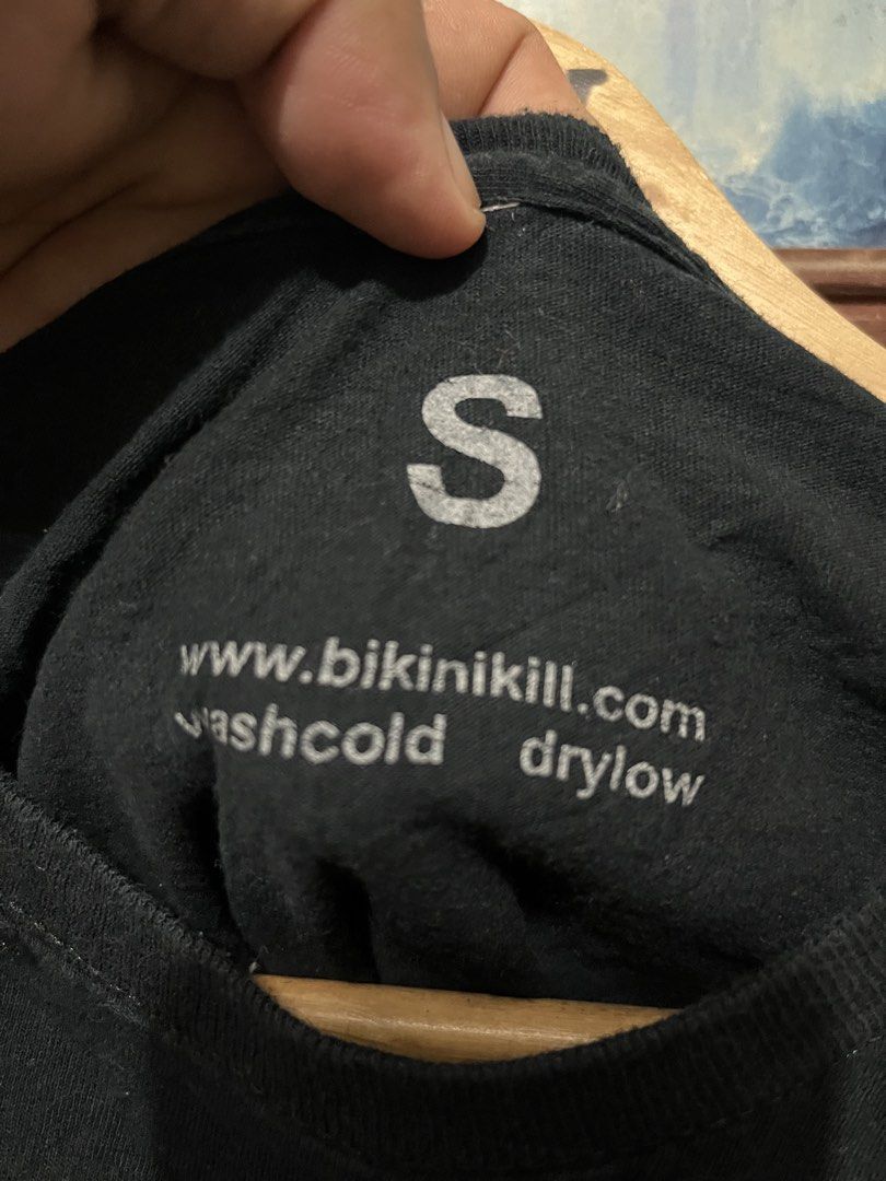 BIKINI KILL PUNK BAND SHIRT (Category: Tshirts & Polo Shirts ) located in Legazpi City. Submitted by shop.grail.ph (Listing ID 1468836083, Image 3). Description: Bikini kills Punk band shirt Small L26 W18.5 to 19 Signs of usage only Need wash .