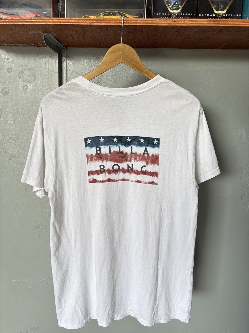 Billabong USA Flag Tee (Category: Tshirts & Polo Shirts ) located in Panabo. Submitted by thrifty.red (Listing ID 1468851845, Image 1). Description: width:20 length:28 M to L fittings.