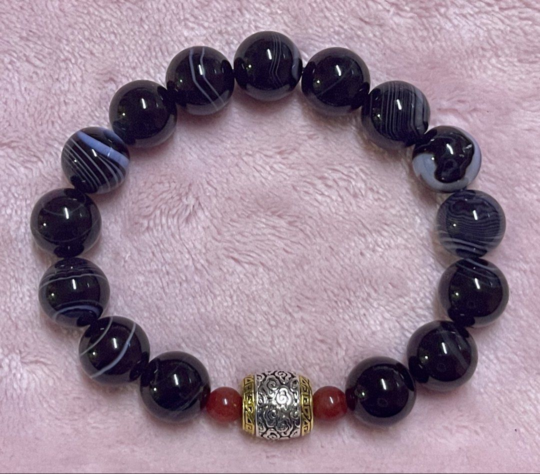 Black Onyx Bracelet 12mm (Category: Bracelets) located in Manila. Submitted by Crystal_Oracle (Listing ID 1468928725, Image 2). Description: Black onyx is well known for its protective properties. This stone serves as a barrier against energies absorbing them and turning them into positive forces. Its robust and grounding energy makes it a great option for people who often encounter situations or environments. By keeping or wearing onyx like, in 
