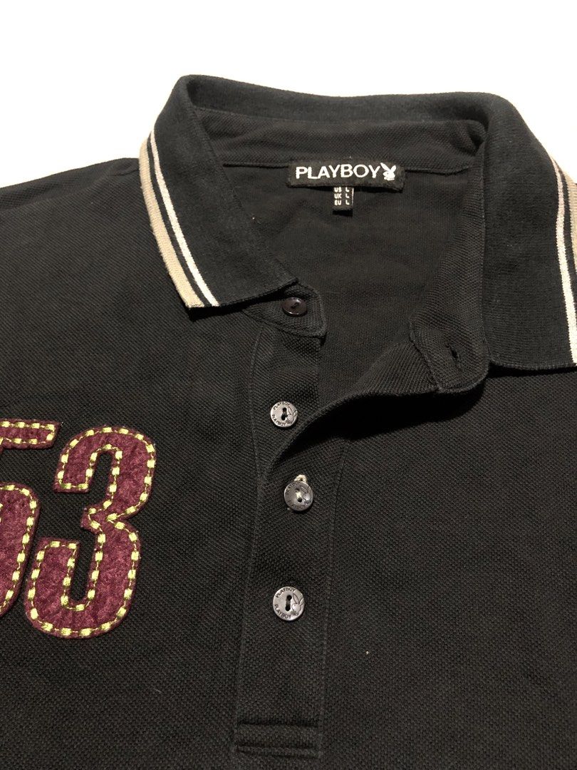 BLACK POLO SHIRT (Category: Tshirts & Polo Shirts ) located in Manila. Submitted by 7venthreaded_ (Listing ID 1468886570, Image 3). Description: NO ISSUE GOOD CONDITION SIZE LARGE ON TAG 21/28 LOC QUEZON CITY .