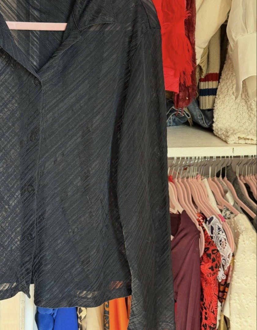 Black See-Through Blouse (Category: Blouses) located in Lapu Lapu. Submitted by bzzzzarah (Listing ID 1468918410, Image 3). Description: .