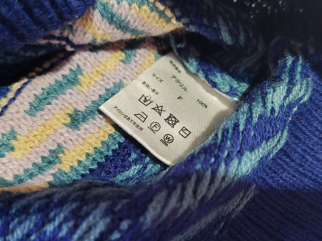 Blue 3D Knit Short-Sleeved Sweater (Category: Activewear) located in Manila. Submitted by krenzu (Listing ID 1468829009, Image 3). Description: .