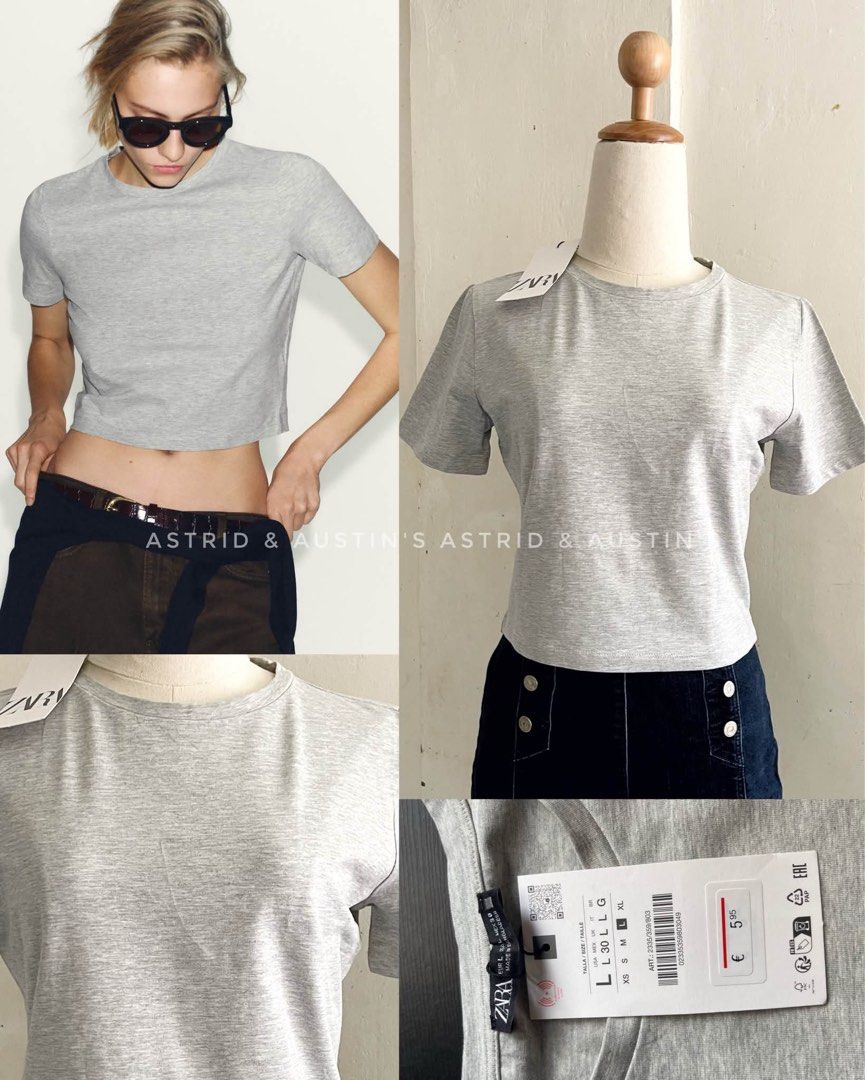 BNWT ZARA croptop (Category: Others Tops) located in Dasmarinas. Submitted by allisongrey1323 (Listing ID 1468845237, Image 1). Description: BNWT ZARA croptop Large on tag price: 580.