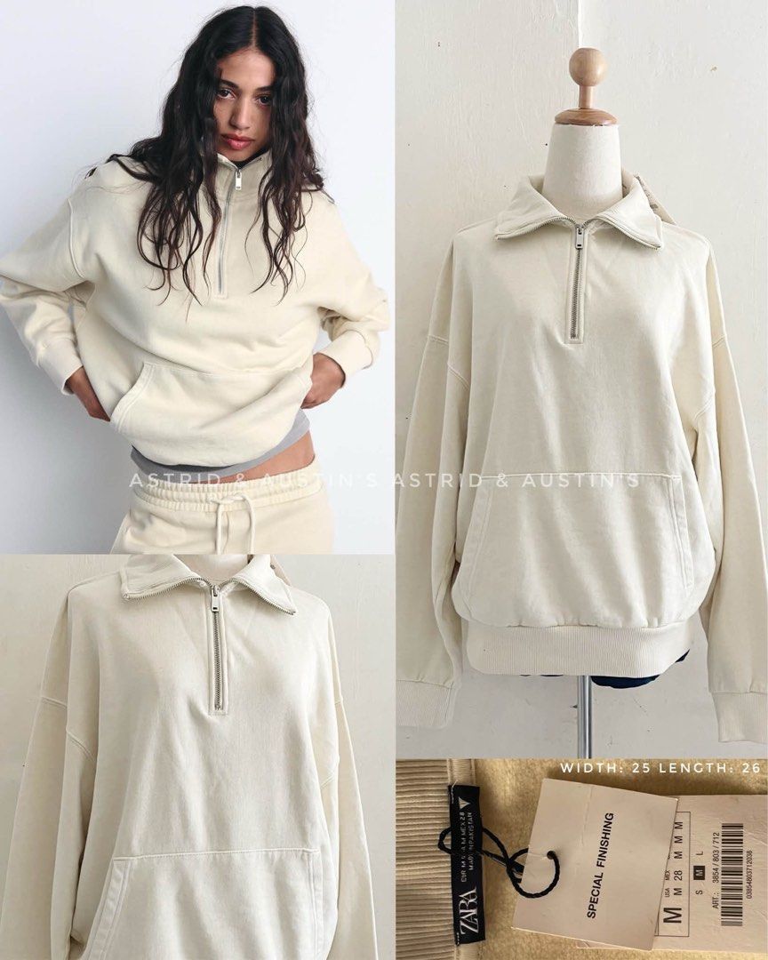 BNWT ZARA oversized jacket (Category: Coats, Jackets and Outerwear) located in Dasmarinas. Submitted by allisongrey1323 (Listing ID 1468844717, Image 1). Description: BNWT ZARA oversized jacket Medium on tag price: 1,200.