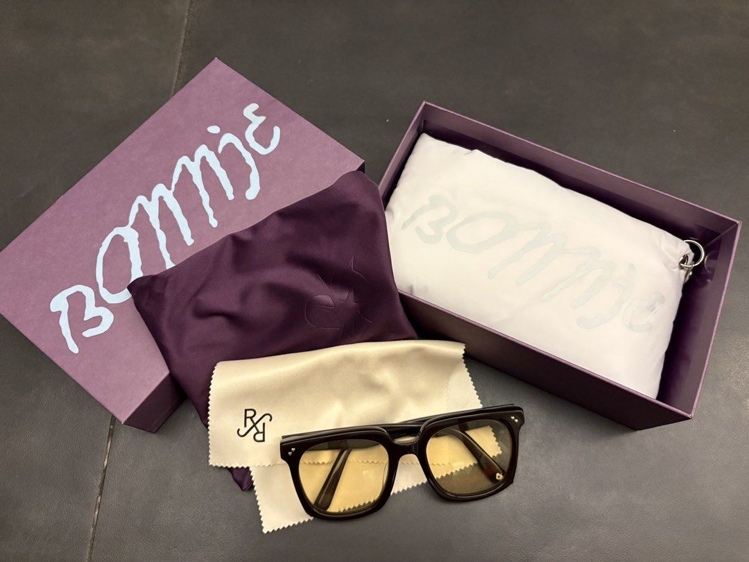 Bonnie and Clyde Sunglasses (Category: Sunglasses & Eyewear) located in Taguig. Submitted by loise001_of_rewear (Listing ID 1468874380, Image 2). Description: Bonnie and Clyde sunglasses with subtle yellow lenses. Great for overcast days. Can even use inside. Comes with the full set: receipt, cloth, soft case, puffy case, and box. Purchased from Ronnie and Joe. Used once..