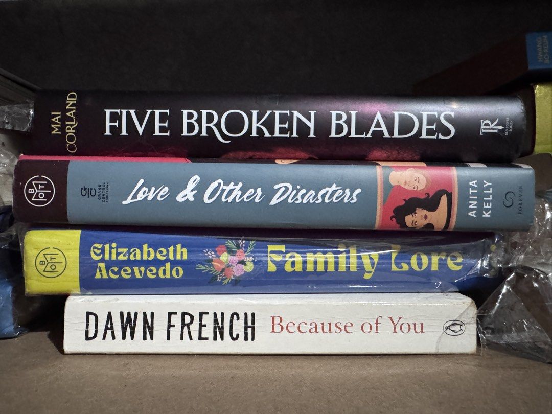 Books for sale! (Category: Storybooks) located in Quezon City. Submitted by bianslvr (Listing ID 1468807055, Image 2). Description: 📚 Books for sale! 📚 You can send me a message for pictures and for other details! Some prices are already fixed since super baba na niya Location: QC, Novaliches Payment Option: Gcash, Maribank, Bank transfer Delivery Options: Lalamove/Grab Express ALL LISTED BELOW ARE STILL AVAILABLE: Fourth wind(PB) & Iron Flame(