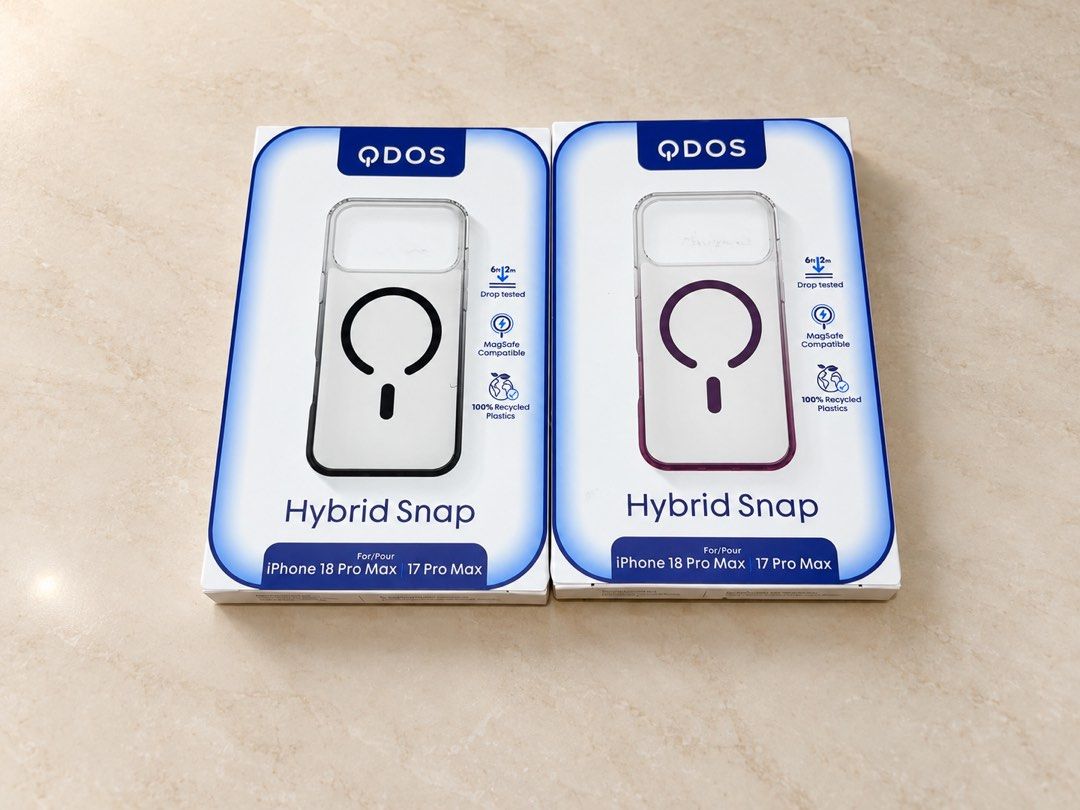 Brand New QDOS case for 18 ProMax (Category: Cases & Sleeves) located in San Pedro. Submitted by cathy_paras (Listing ID 1468925866, Image 1). Description: 📱 QDOS HYBRID SNAP MAGSAFE CASE 🖤🍒 ✨ For iPhone 18 Pro Max / 17 Pro Max 💰 SRP: ₱1,395 🔥 SELLING PRICE: ₱1,000 ONLY! 🔒 FIXED PRICE — NO HAGGLE! ✅ MagSafe Compatible ✅ Drop Protection up to 2 meters ✅ Premium Quality ✅ Available in Black & Dark Cherry 📩 PM na, mga ka-gadget lovers! ❤️ 📍 
