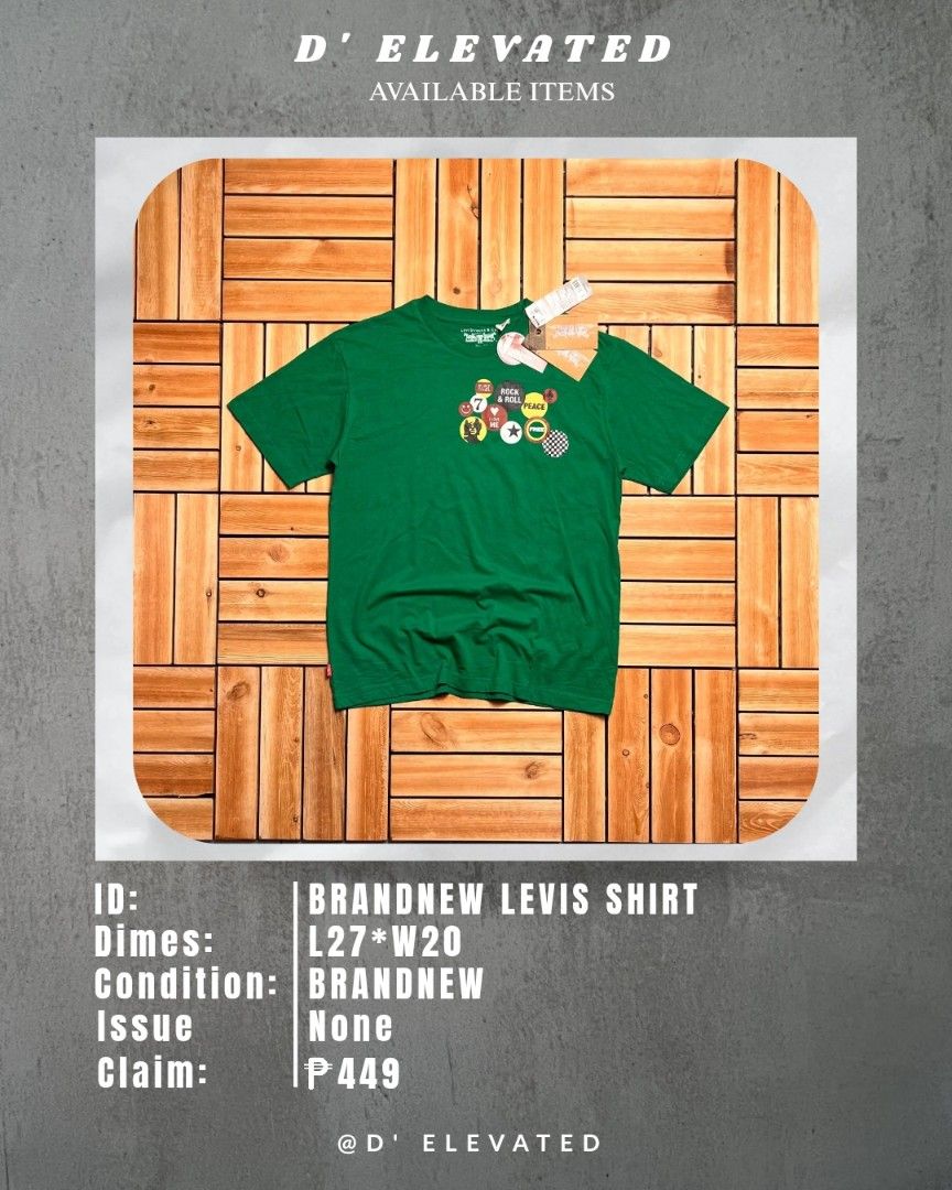 BRANDNEW LEVI'S SHIRT (Category: Formal Shirts) located in Floridablanca. Submitted by d_elevated (Listing ID 1468814610, Image 1). Description: .