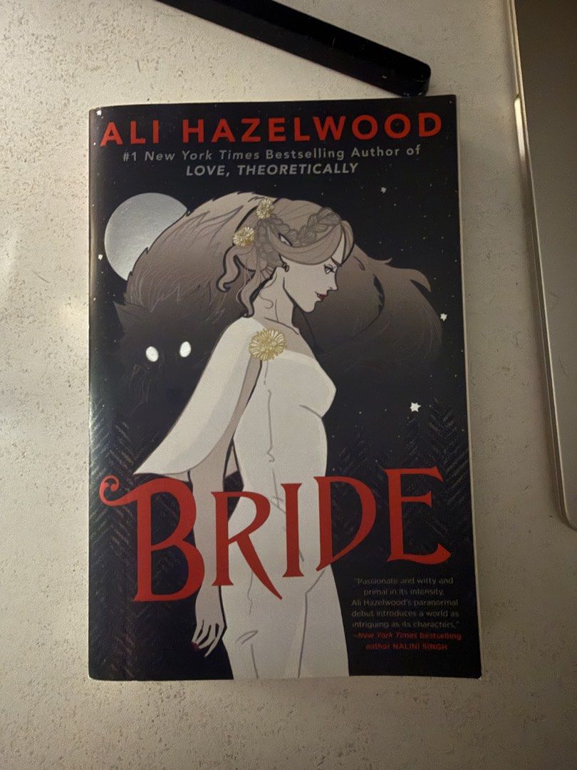 Bride by Ali Hazelwood Paperback Novel (Category: Storybooks) located in Zamboanga. Submitted by nini_0423 (Listing ID 1468876532, Image 1). Description: - Title: Bride by Ali Hazelwood - Publisher: Berkley - Genre: Romance / Paranormal Fiction / Contemporary Fantasy - Format: Standard Paperback - Perfect for fans of Love, Theoretically and fantasy romance.