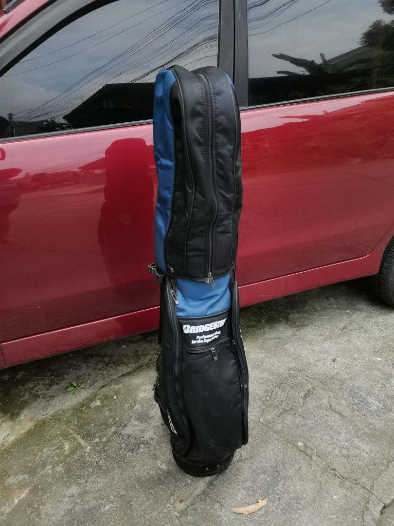 Bridgestone Golf Bag (Category: Golf) located in San Pedro. Submitted by trisheljas_japansurplus (Listing ID 1468720452, Image 2). Description: 📍For Sale📍 Bridgestone Golf Bag all zipper are working good Condition location 📍 Filinvest Homesite barangay bagong silang san pedro laguna 📍.