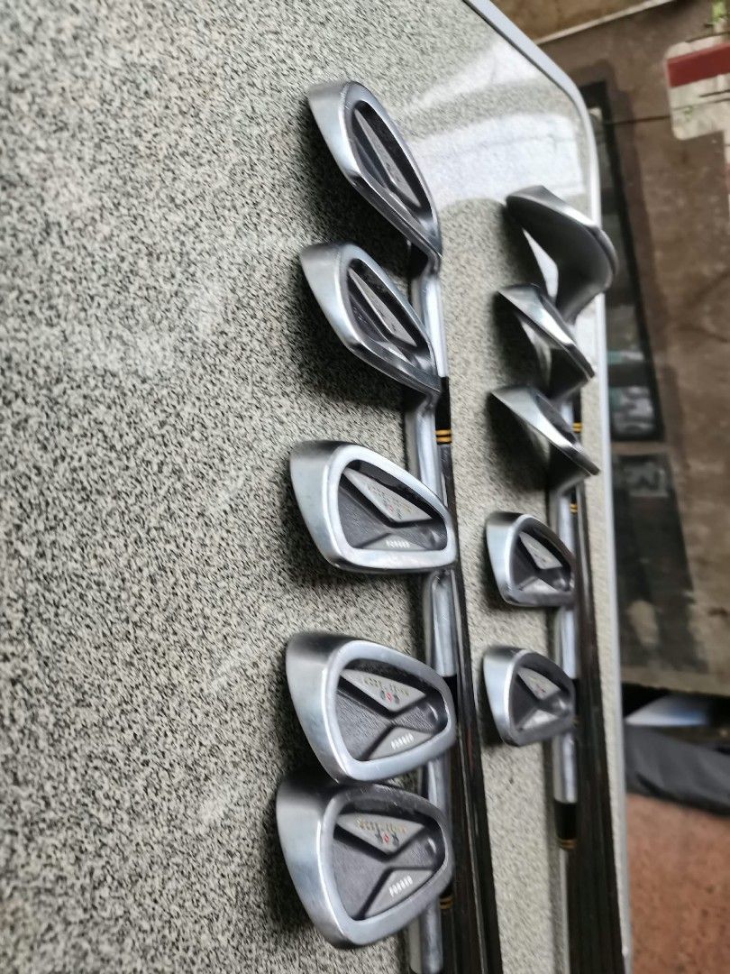 Bridgestone Model 55-HM Forged irons, Flex R (Category: Golf) located in San Pedro. Submitted by trisheljas_japansurplus (Listing ID 1468720053, Image 2). Description: 📍For Sale📍 Bridgestone Model 55-HM Forged irons Irons👉Sw, Pw, S/P, 3-9 Right handed steel shaft golf pride Grip location 📍 Filinvest Homesite barangay bagong silang san pedro laguna 📍.