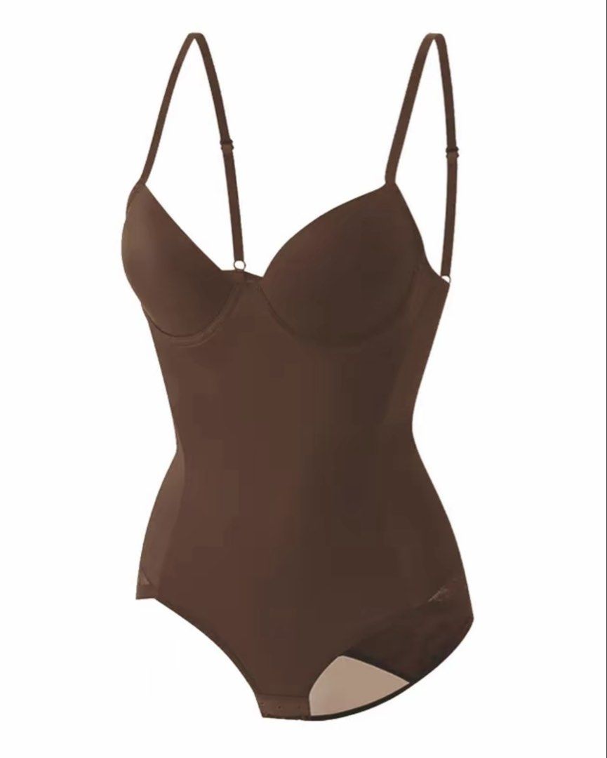 Brown Bodysuit Top (Category: Sleeveless) located in Manila. Submitted by lychee603 (Listing ID 1468894377, Image 2). Description: Can fit XS-S.