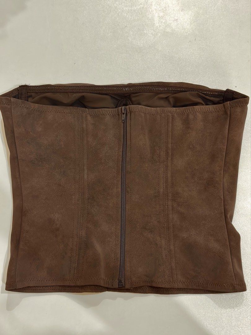 Brown Suede Corset (Category: Sleeveless) located in Makati City. Submitted by aljfth (Listing ID 1468765045, Image 3). Description: .
