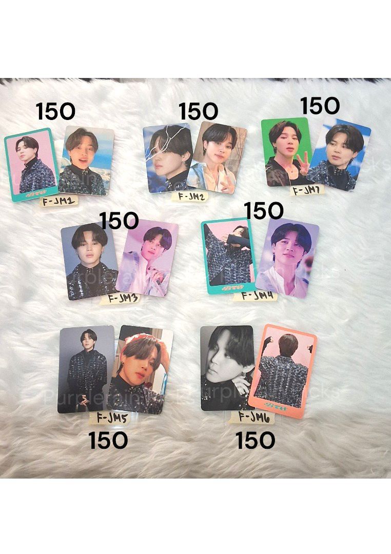 BTS Dicon DFesta Mini Edition - Photocards (Category: K-Wave Merchandise) located in Imus. Submitted by purple_rain17 (Listing ID 1468723063, Image 1). Description: Hi, ARMY! I'm letting go of some of my BTS collection and offering clearance prices on selected items. Hoping to find new homes for these merch babies with fellow ARMYs who will cherish them! - Official BTS photocards available for Jimin, Jin, RM, and V - Sold in sets of 2 matching ca