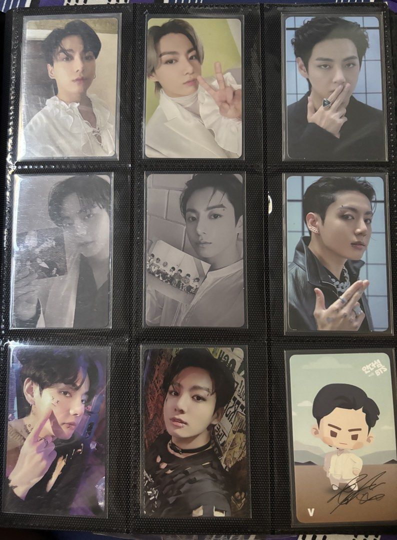 BTS PHOTOCARDS (Category: K-Wave Merchandise) located in Quezon City. Submitted by prettysash (Listing ID 1468928170, Image 1). Description: -taekook dicon : 40 pesos each + sf -jungkook golden photocards : 150 each + sf -taekook proof : 150 each + sf -RM ly dvd photcard : 200 + sf -jimin dicon : 50 pesos + sf -taekook polaroid deco kit : 30 each + sf -taehyung layover photocards : 150 each + sf -taehyung samsung : 100 pesos + sf -mod : lalamove 
