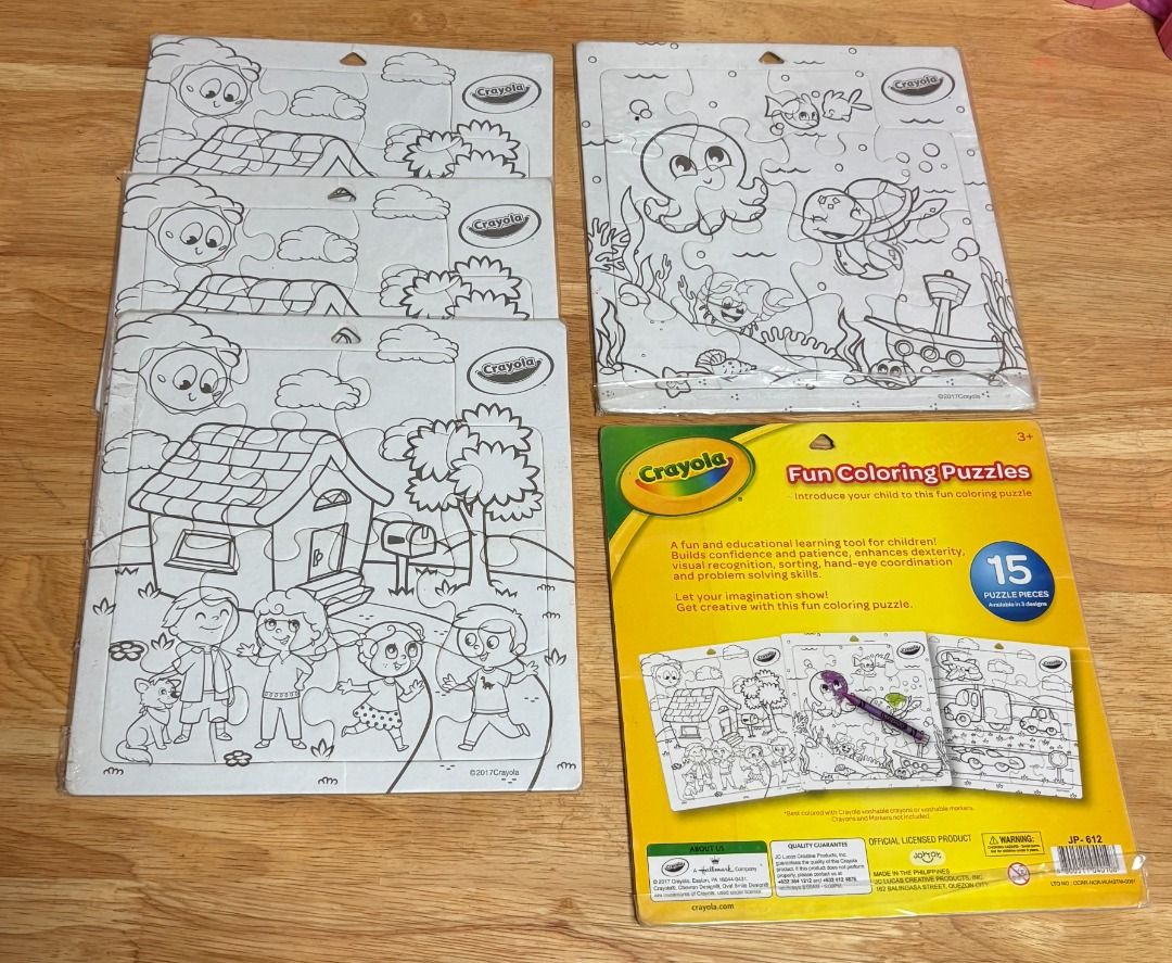 Bundle Crayola Puzzle 6 packs (Category: Art & Prints) located in Marikina City. Submitted by thrifty_trinkets_by_anais (Listing ID 1468814035, Image 1). Description: 🌸 Selling own preloved/brand new items for less - EVERYTHING is negotiable as long as REASONABLE in price 🤗 🙏🏻 Please also check my account for more marked down items 🫶 📍Marikina near S&R/Uniqlo 💳 Maribank/Maya 🏍️ Grab/Lalamove/J&T (by schedule) 🗓️ Offers/Reservations will 