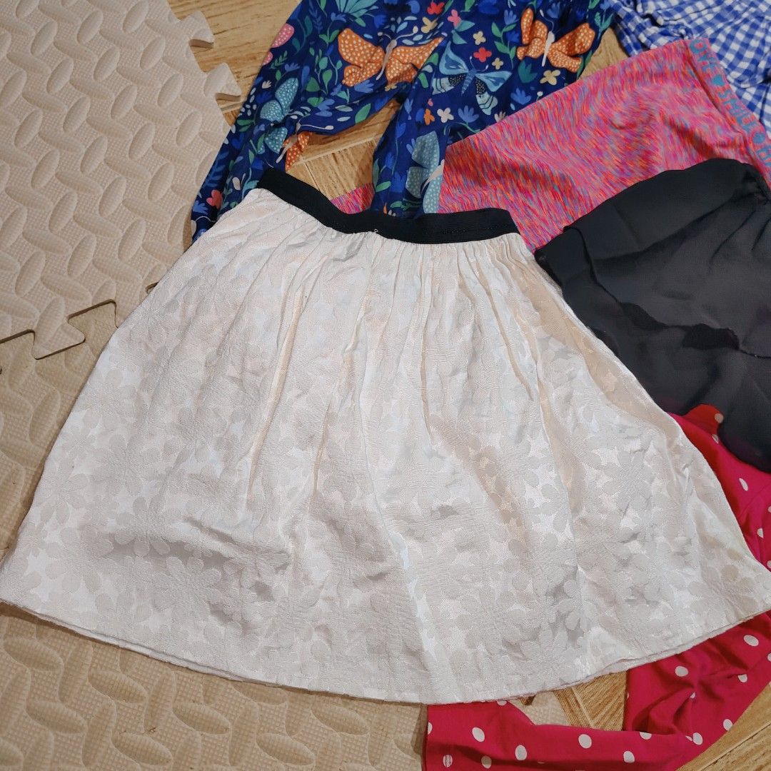 Bundle for girls 4-6y (Category: Babies & Kids Fashion) located in Quezon City. Submitted by thelittlebookworm_ (Listing ID 1468801311, Image 3). Description: - Bundle of 6 pieces for girls (fits 4 to 6 years old) - Includes 3 adorable skirts - Includes 3 comfortable leggings some brands are cat&jack, vero moda, little missmatched.. .