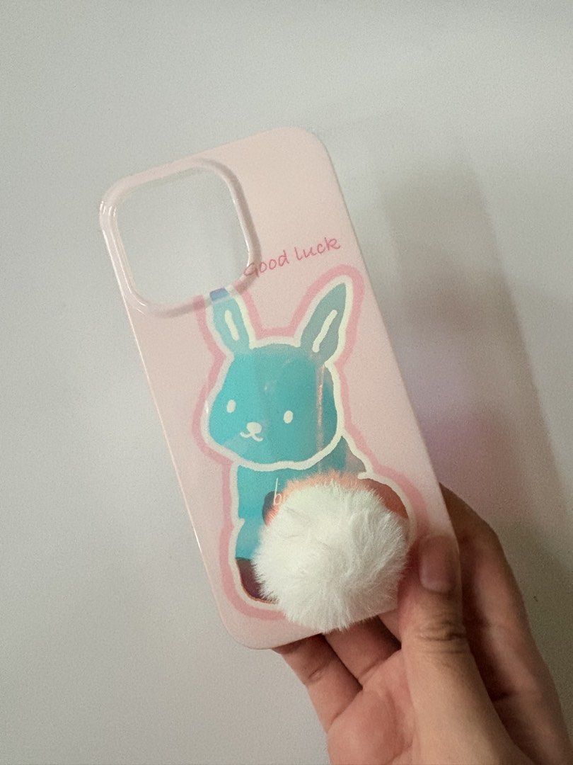 Bunny phone case (Category: Cases & Sleeves) located in Manila. Submitted by sussy.stash (Listing ID 1468790225, Image 2). Description: Brand: N/A Color: pink holographic Item: Phone case for Iphone 13 Price: 100 Mode of payment 💙 Gcash Mode of Delivery 📦 J&T Express .