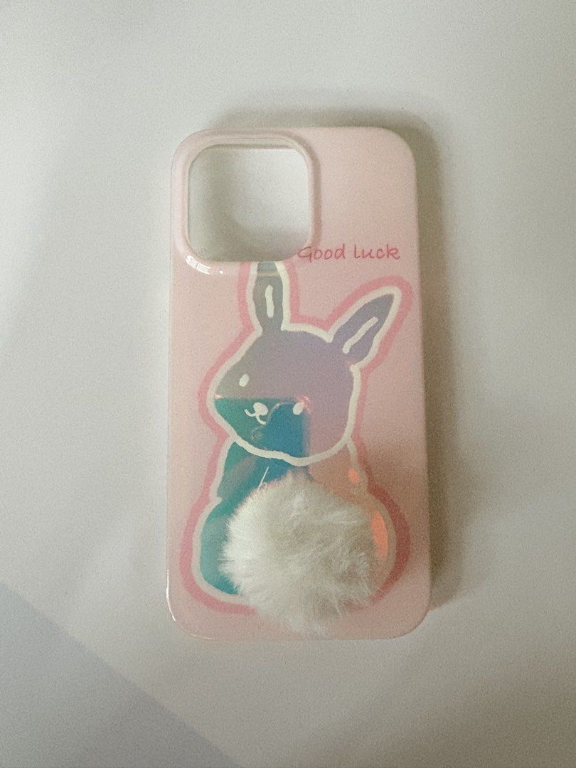 Bunny phone case (Category: Cases & Sleeves) located in Manila. Submitted by sussy.stash (Listing ID 1468790225, Image 1). Description: Brand: N/A Color: pink holographic Item: Phone case for Iphone 13 Price: 100 Mode of payment 💙 Gcash Mode of Delivery 📦 J&T Express .