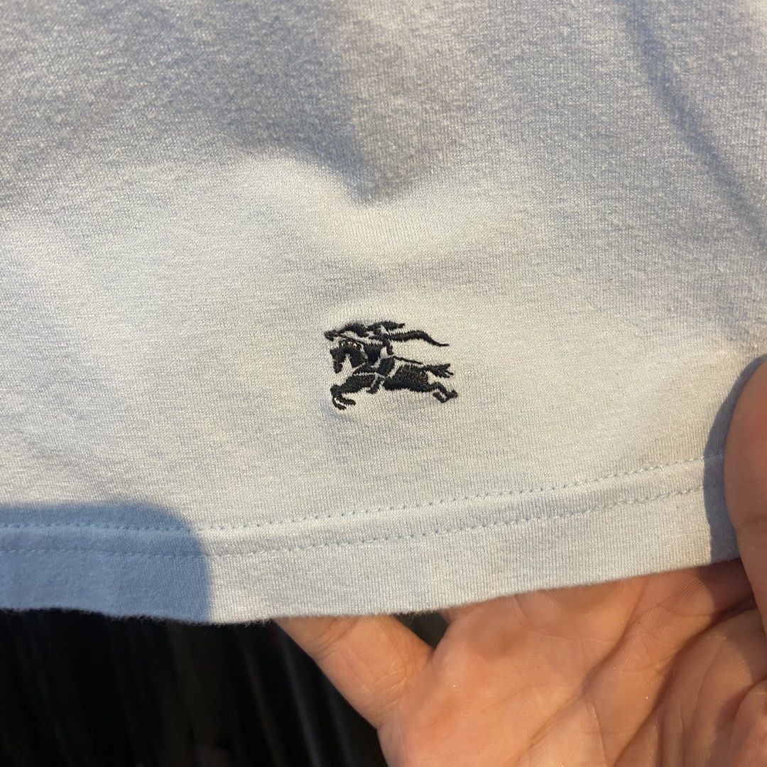 Burberry Shortsleeve Nova Checkered Neckline Top (Category: Shirts) located in Davao. Submitted by payts.wruh (Listing ID 1468915149, Image 3). Description: Burberry Shortsleeve Nova Checkered Neckline Top size 40 excellent condition no issue like new PM if interested💌.