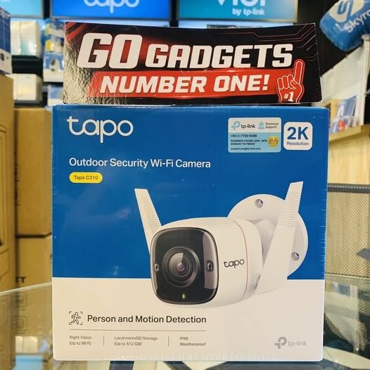C310 TAPO CAMERA (Category: Security Systems & CCTV Cameras) located in Pasay City. Submitted by andrewww.z (Listing ID 1468834045, Image 1). Description: Tapo C310 📷🌧️ 2K Outdoor Security Camera Sharp 2K video with person & motion detection. IP66 weatherproof and ready for outdoor day-night monitoring. 🏆 Authorized Products 🛡️ Original with Warranty 🤝 Reliable After-Sales Support Go Gadgets – Makati Branch 💬 Message us now for full specs &