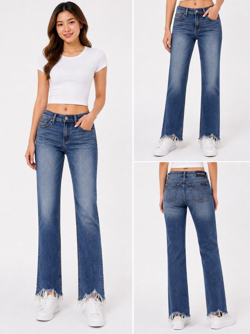 Calvin Klein Jeans (Category: Jeans) located in Valencia. Submitted by cebesusedclothshop (Listing ID 1468835664, Image 1). Description: CALVIN KLEIN JEANS Size: W29 up to 32 stretchable (72cm waist / 97cm hips) Color: Skydance Blue D Hem / Style: J212676 Like new condition.