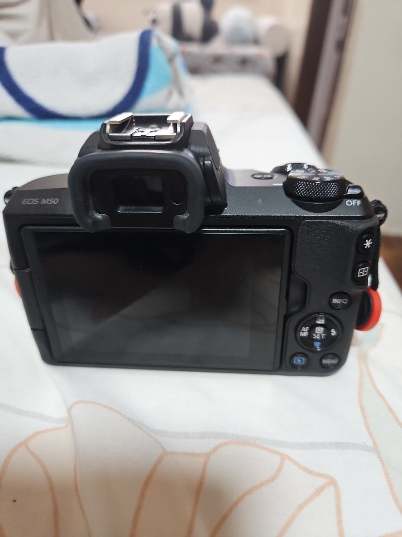 Canon M50 (Category: Cameras) located in Quezon City. Submitted by justinn.chua_ (Listing ID 1468729648, Image 3). Description: FOR SALE CANON M50! PRICE: 18,000 CONTENTS: Canon M50 Charger 2 OFFICIAL batteries Neck Strap 15-45MM F3.5-F6.3 LENS QC AREA PM FOR ADDITIONAL PICTURES.