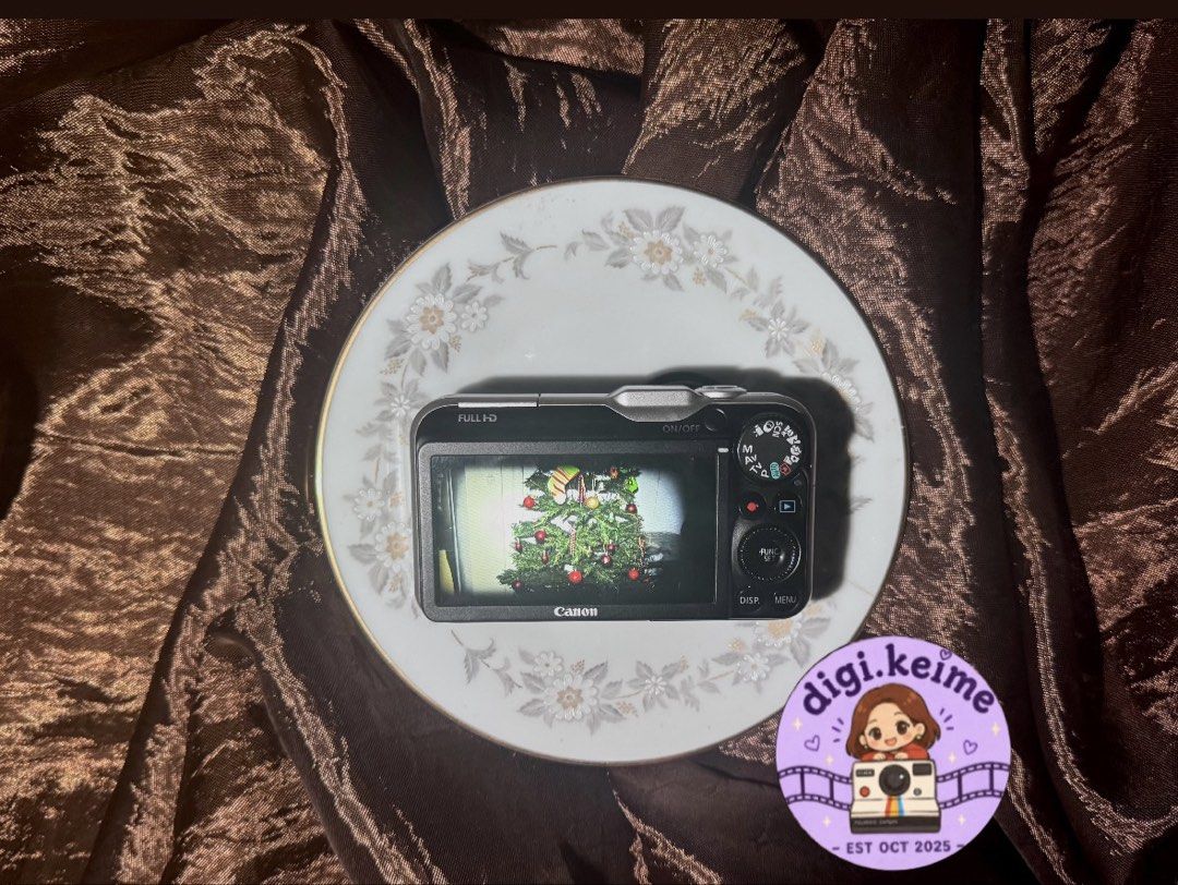 Canon Powershot SX230HS (Category: Cameras) located in Manila. Submitted by digi.keime (Listing ID 1468928720, Image 2). Description: POP UP FLASH AND MOVIE DIGEST FEATURE📸🎞️ 📷 Canon Powershot SX230HS 💰₱8,999 ୨୧ ── QUICK SPECS ── ୨୧ ♡ 12.1 MP CMOS ♡ DIGIC 4 ♡ 14× Optical Zoom Lens ♡ Full HD 1080p ୨୧ ── INCLUSIONS ── ୨୧ ♡ Camera unit ♡ Battery ♡ Charger ♡ Memory card ♡ Pouch ♡ Strap ୨୧ ── CONDITION ── ୨୧ ♡ LCD issue (tolerable and does not aff