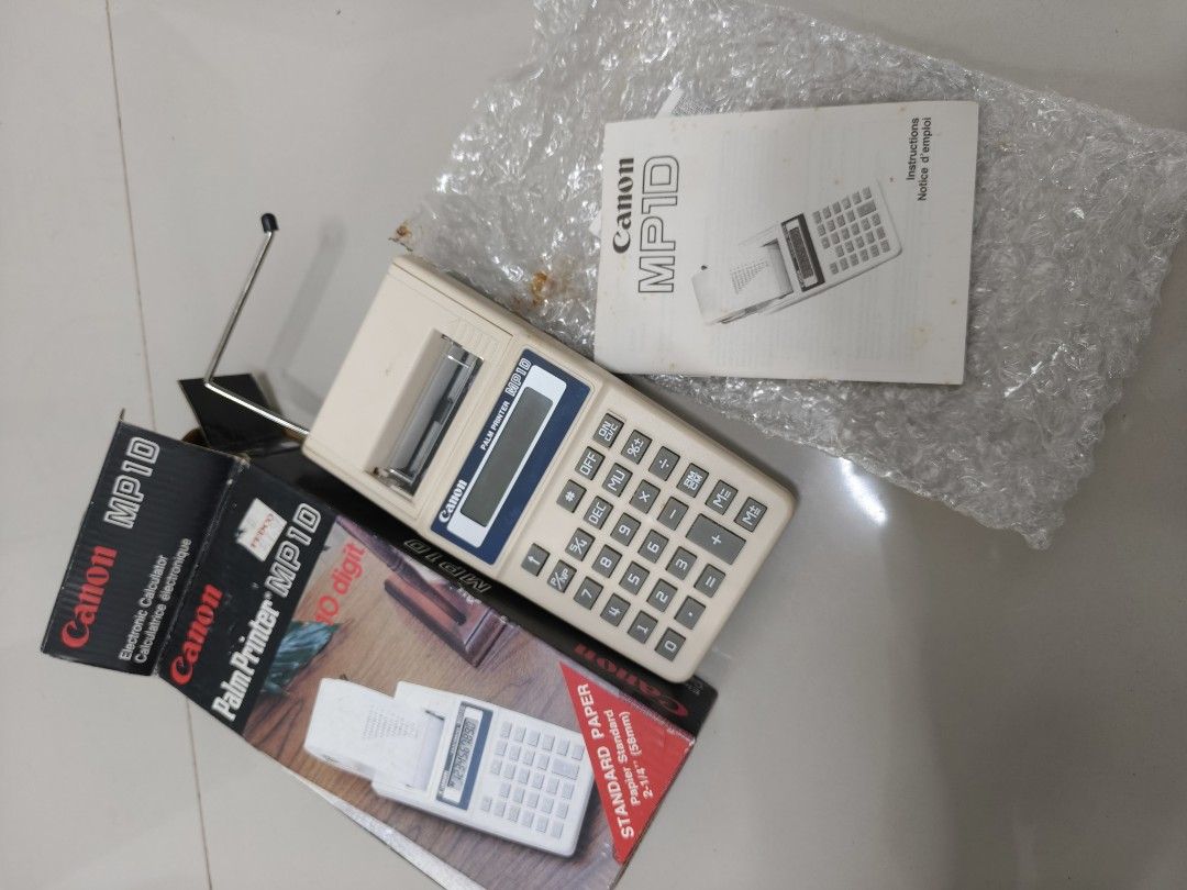 CANON VINTAGE CALCULATOR (Category: Vintage Collectibles) located in Paranaque City. Submitted by judy.arquillos (Listing ID 1468771314, Image 1). Description: canon vintage calculator printer good as new 500+ship.