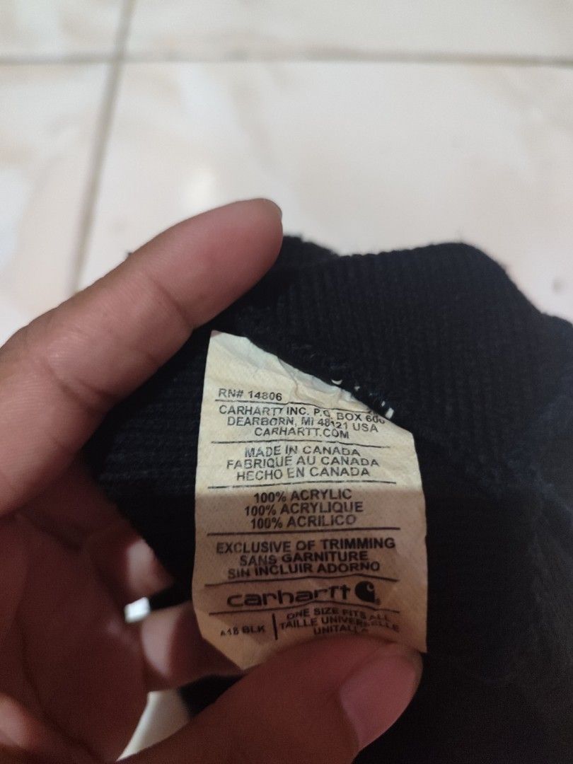 CARHART BEANIE (Category: Beanies) located in Pagadian. Submitted by miraculouspat (Listing ID 1468831111, Image 3). Description: NO ISSUE ASNEW CONDITION ONE SIZE FIT ALL AUTHENTIC.