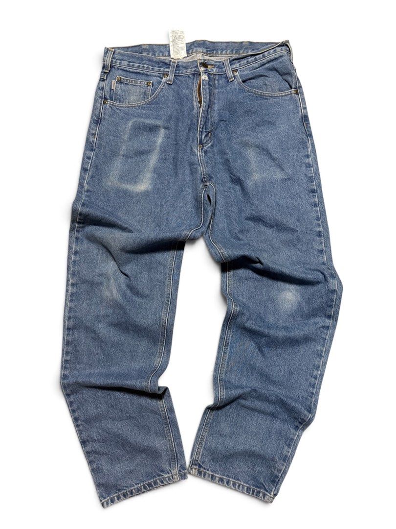 Carhartt B17 DST Denim Pants (Category: Jeans) located in Calamba. Submitted by manila.fits (Listing ID 1468906465, Image 2). Description: Carhartt B17 DST Denim Pants Waist 36 Length 44 Leg opening 7.5 In pristine condition .