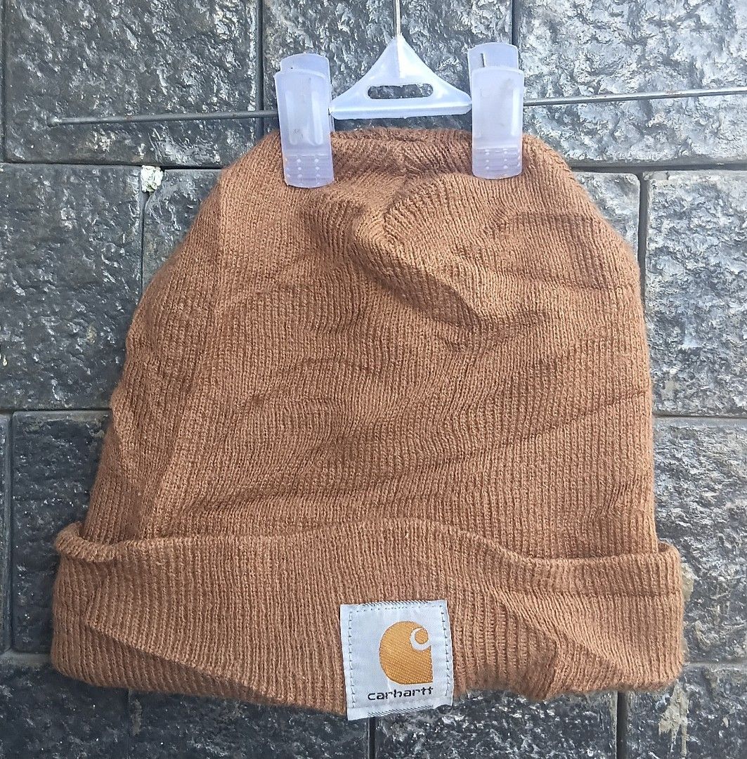 Carhartt beanie (Category: Beanies) located in Santo Tomas. Submitted by teofilo-thrifted (Listing ID 1468807160, Image 1). Description: carharrt excellent one size fits all no issue price 599 free shippinng.