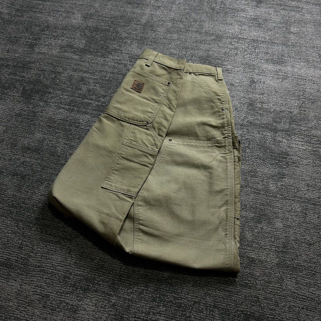 Carhartt Double knee (Category: Jeans) located in Angeles City. Submitted by doykthrift (Listing ID 1468854251, Image 2). Description: Carhartt Double knee Waistline: 34” Length: 45” Hem: 9” Issue (s): None.